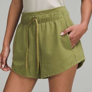 Lululemon Inner Glow High-Rise Short 3" - Bronze Green - Size 14